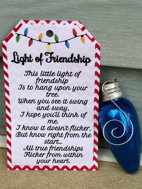 Light Of Friendship Printable